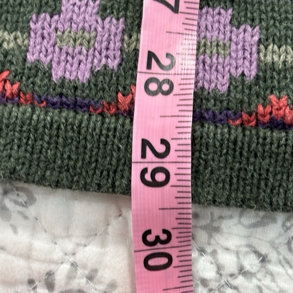 Vintage Woods‎ & Gray Fall Sweater 90s Retro Hygge Gorpcore Outdoor FLAW READ - Picture 7 of 8